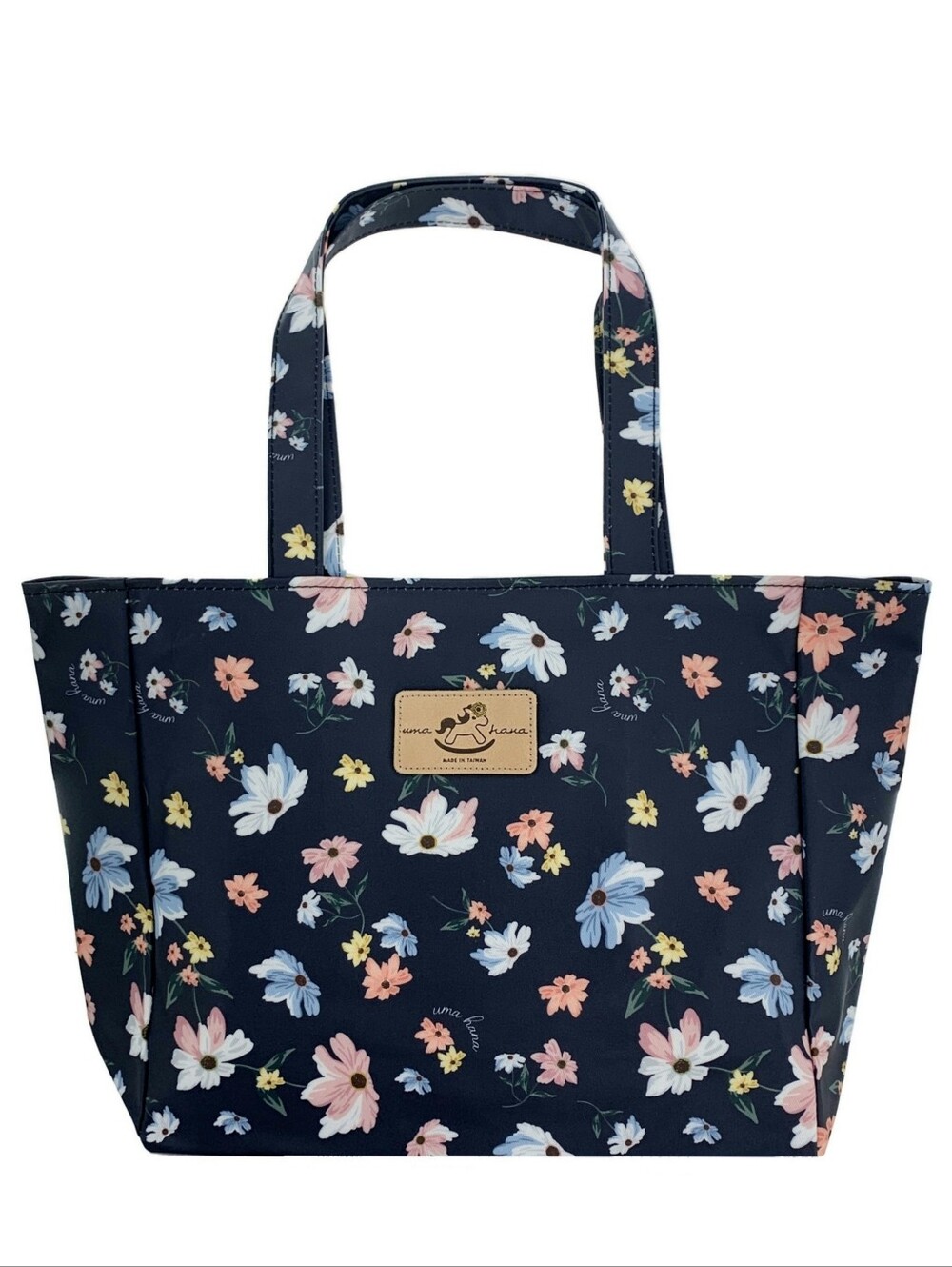 Waterproof Floral Medium Tote Shoulder Handbag